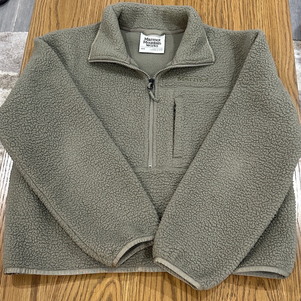 Marmot Sage Green Sherpa Jacket